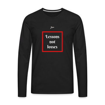 Men's Premium Long Sleeve T-Shirt - black